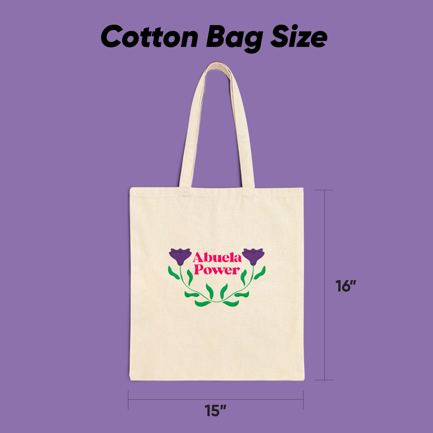 Abuela Power Tote Bag