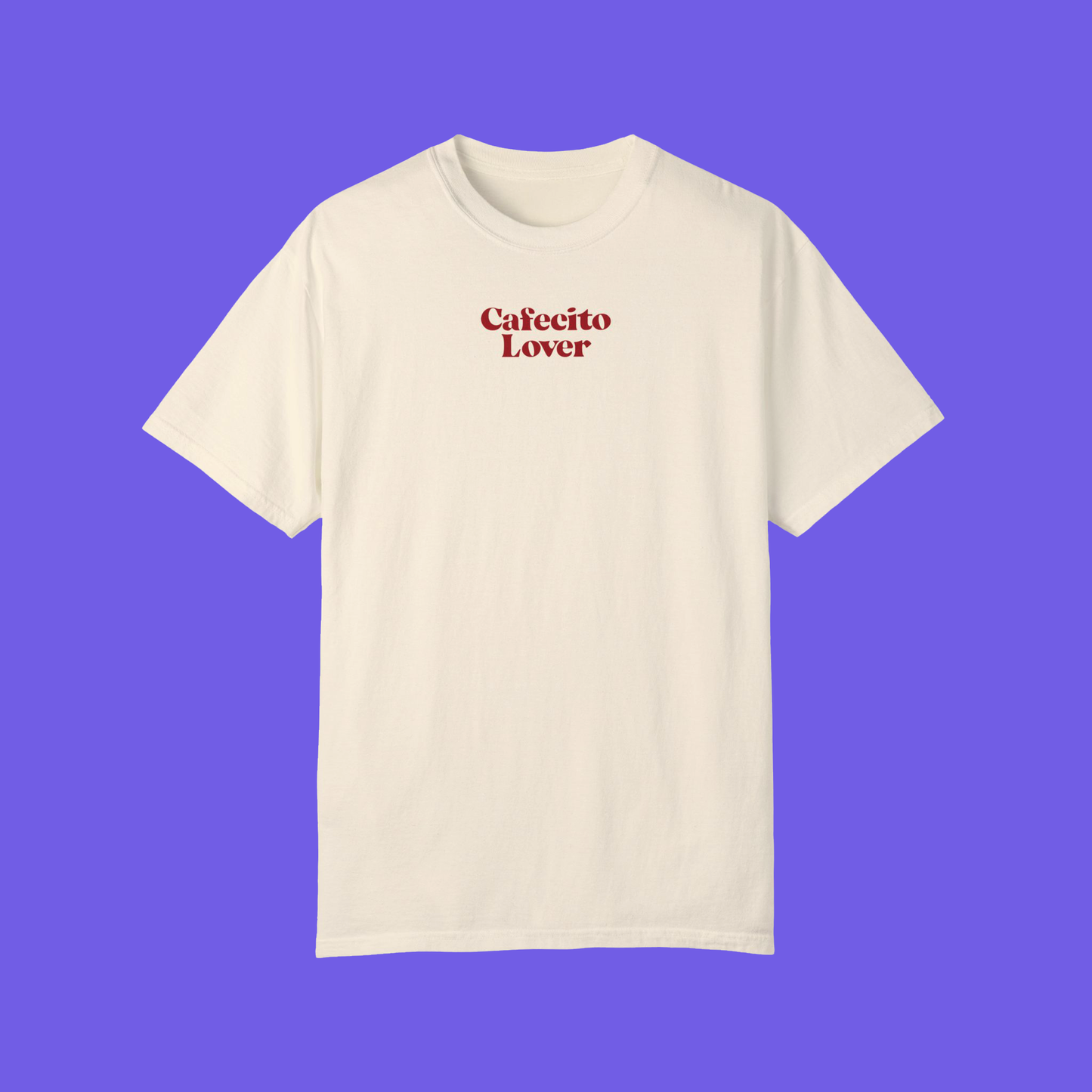 Cafecito Lover T-shirt ivory Color
