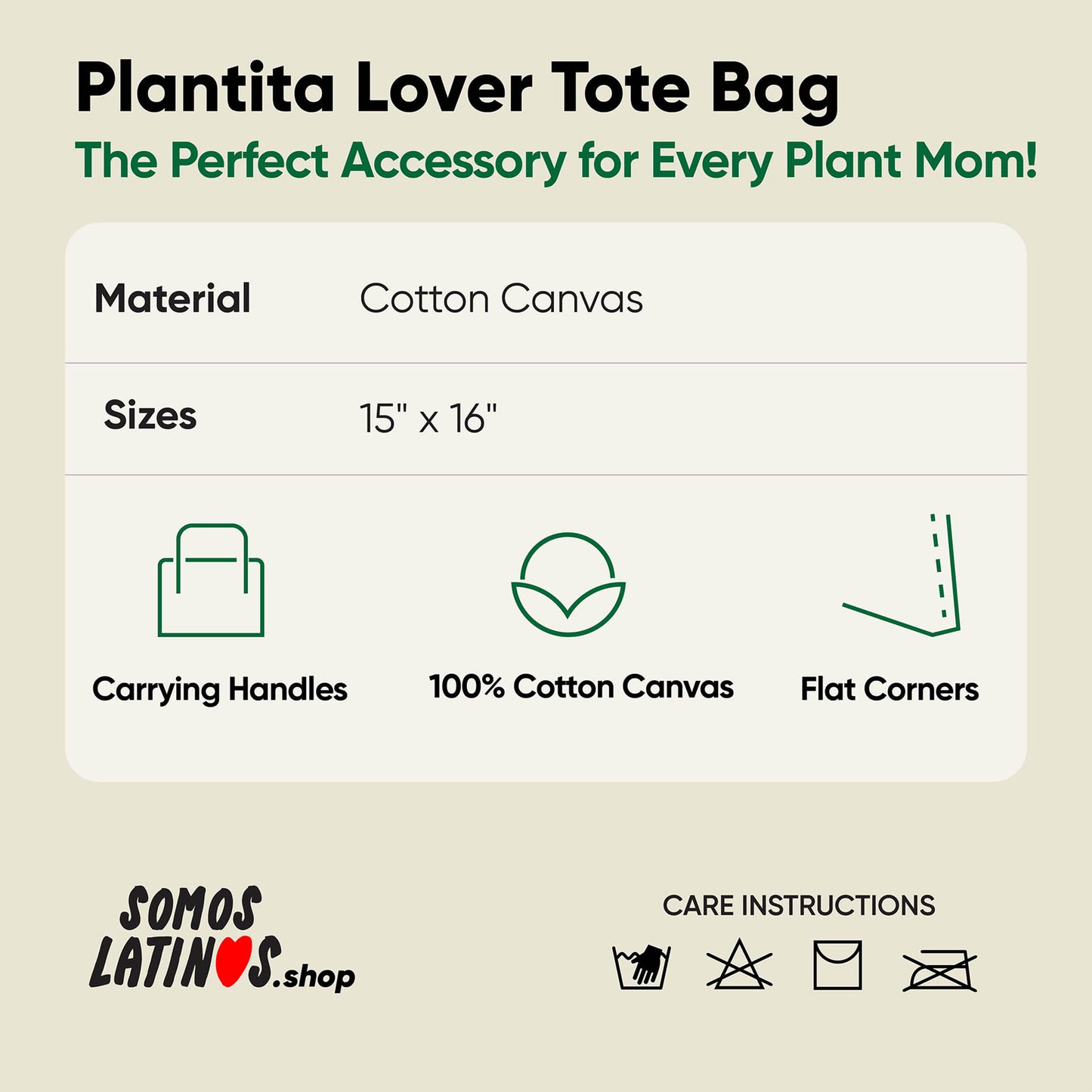 Plantita Lover Tote Bag - Somos Latinos