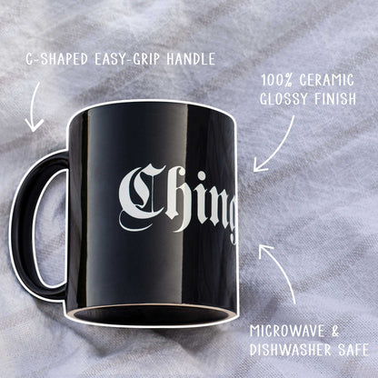 Chingona Black Mug