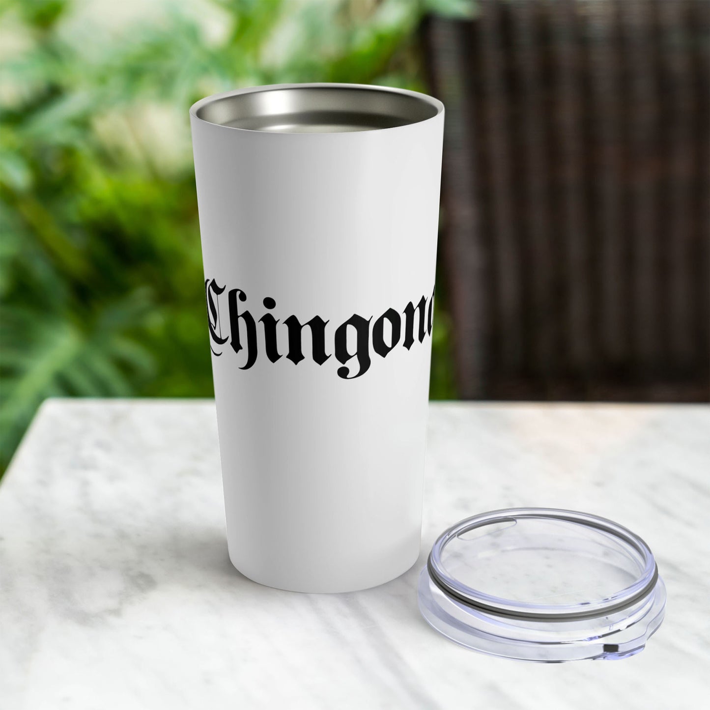 Chingona White Tumbler