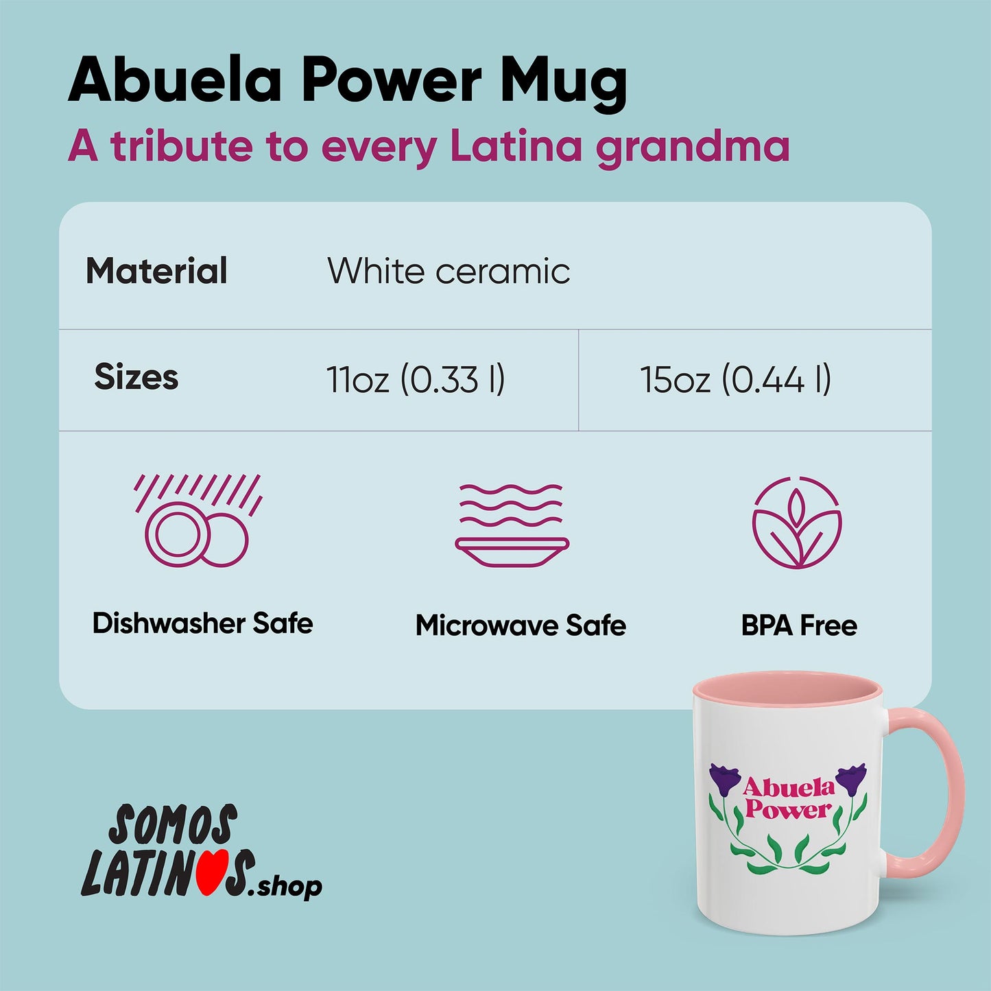 Abuela Power Coffee Mug